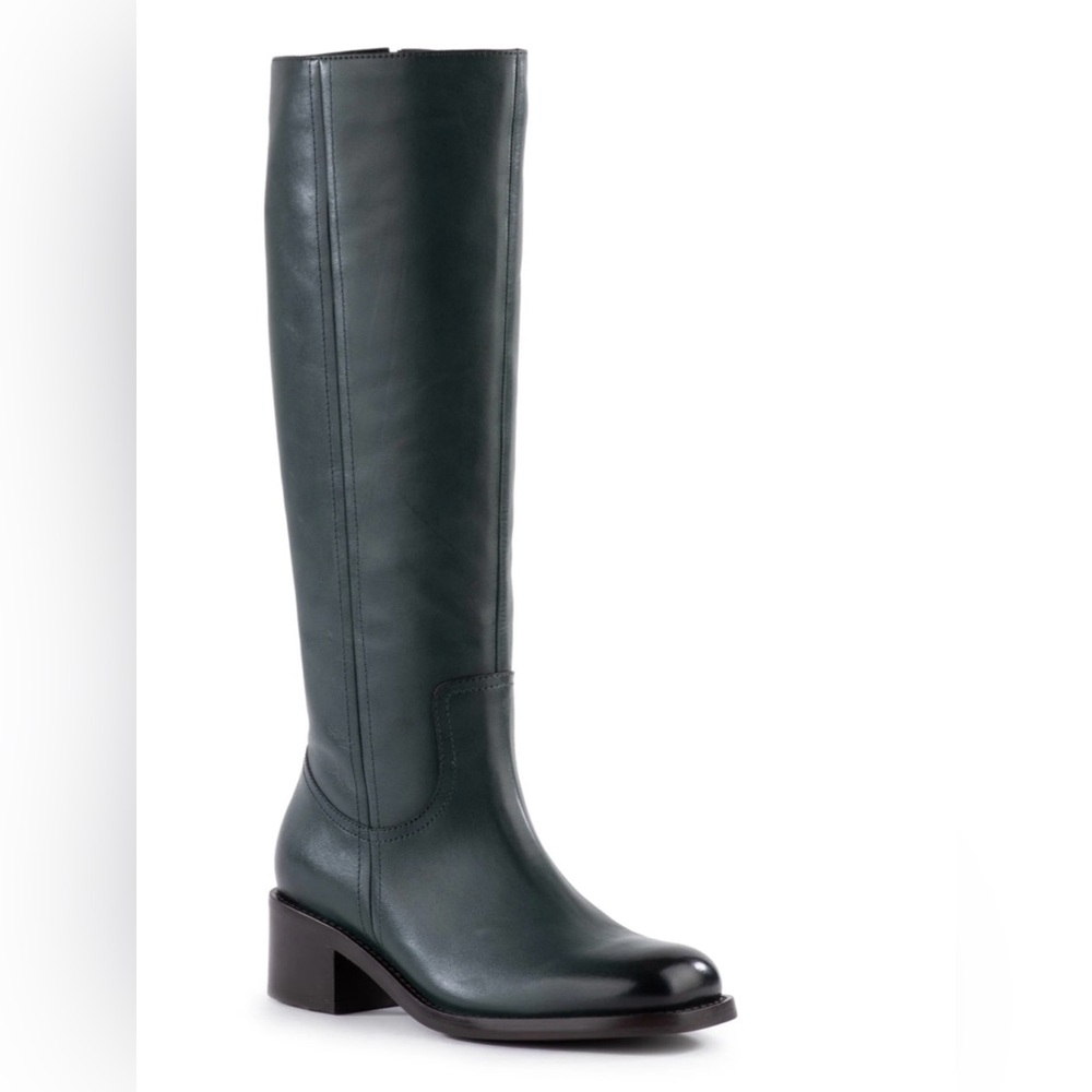 NWT Anthropologie Seychelles Sand In My Boots Dark Emerald Size 8.5 - Picture 15 of 16